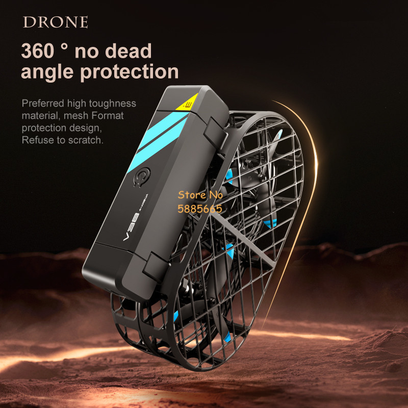 Câmera HD 8K 360 °   Proteção  - Drone Remote Controller Lanyard avaliação e preço