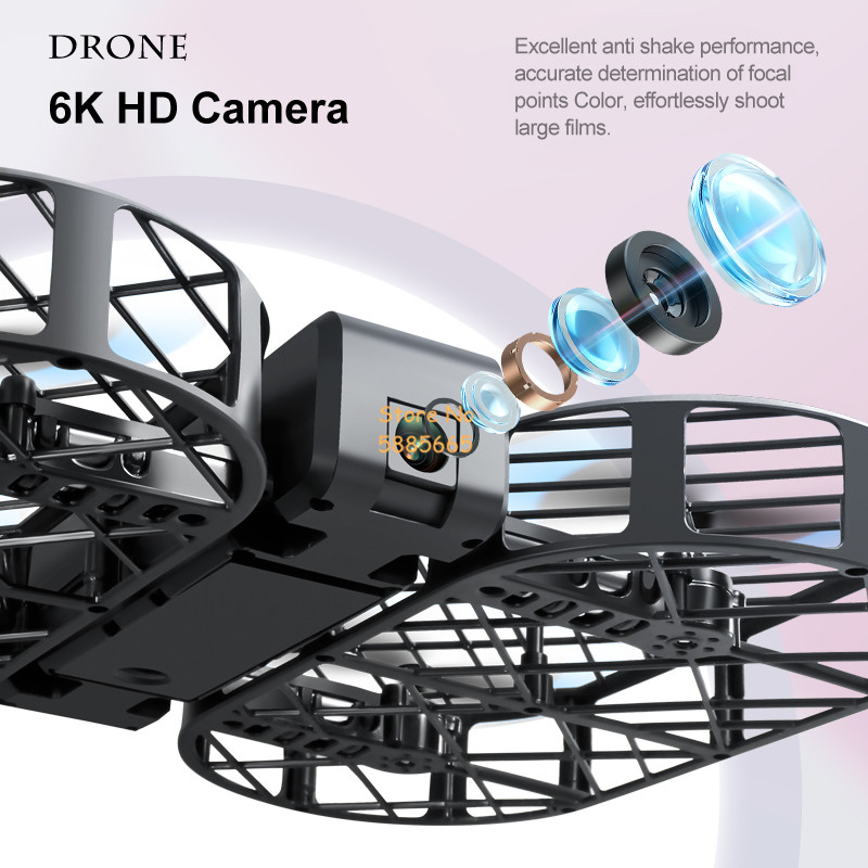Câmera HD 8K 360 °   Proteção  - Drone Remote Controller Lanyard avaliação e preço