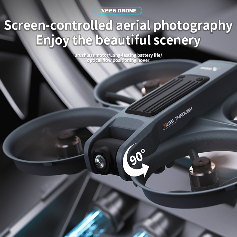 NOVO Drone RC X226 2.4G 5G WIF - Drone Controller Screen avaliação e preço