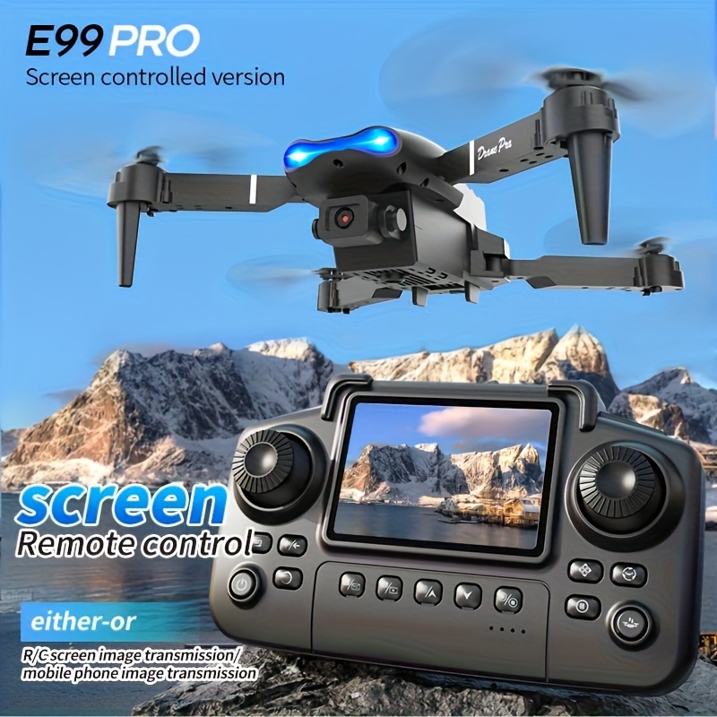 O Drone E99PRO MAX 2026 Aprimo - Drone Controller Screen avaliação e preço